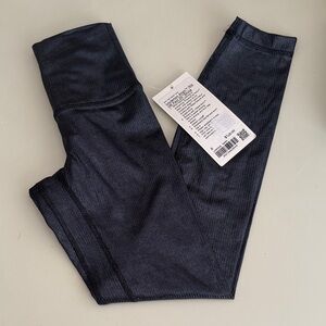 New with tags Lululemon Align Ribbed high rise pant 25 inch with shine